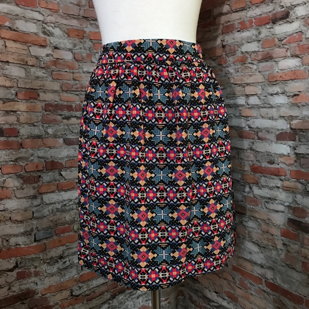 TRIBAL PRINT ALINE SKIRT